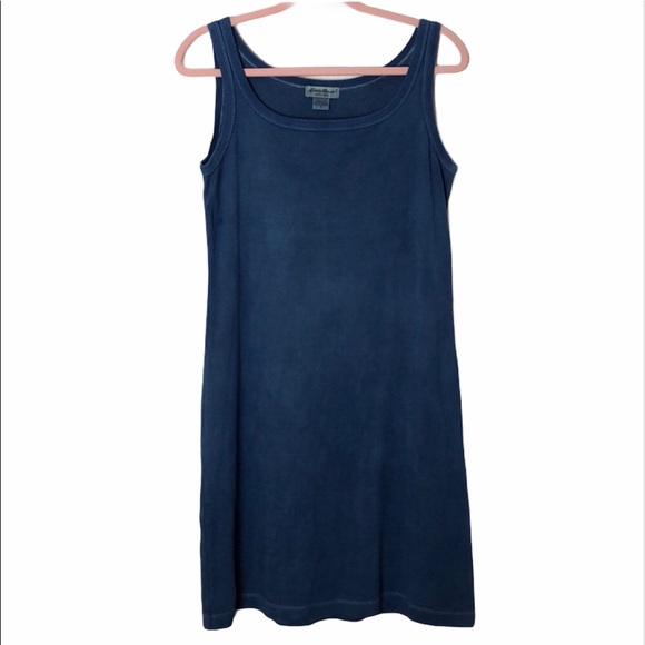 Eddie Bauer 100% cotton indigo hand dyed dress - Picture 1 of 7
